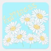 Happiness Daisy sticker (Voorkant)