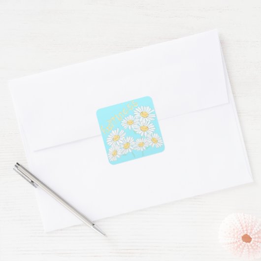 Happiness Daisy sticker (Envelop)