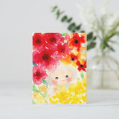 happiness feestdagenkaart (Staand voorkant)