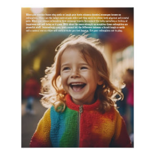 Happiness Girl Perfect Poster