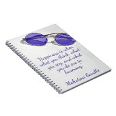 Happiness Harmony Mahatma Ghandi Notitieboek (Rechterzijde)
