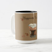 HAPPINESS IN A CUP TWEEKLEURIGE KOFFIEMOK (Voorkant links)