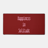 Happiness in Solitude Desk Mat (Voorkant)