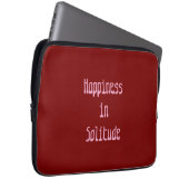 Happiness in Solitude Electronics Bag Laptop Sleeve (Voorkant Rechts)