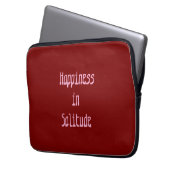 Happiness in Solitude Electronics Bag Laptop Sleeve (Voorkant Links)