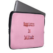 Happiness in Solitude Electronics Bag Laptop Sleeve (Voorkant Rechts)