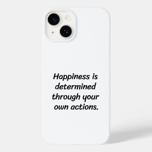 Happiness iPhone Hoesje (Achterkant)
