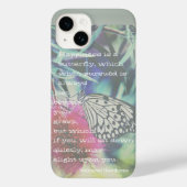 Happiness is a Butterfly - Inspiring Quote Case-Mate iPhone Case (Achterkant)