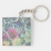 Happiness is a Butterfly - Inspiring Quote Sleutelhanger (Achterkant)