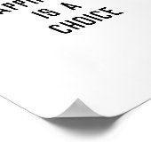 Happiness Is a Choice Poster (Hoek)