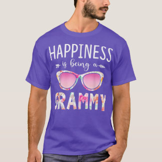 Happiness Is Being A Grammy Est 2022 Women Floral  T-shirt