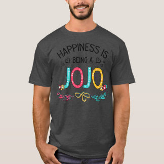Happiness is Being A Jojo Wildflower Valentijns  M T-shirt