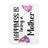 Happiness Is Being A Mother Butterfly Mom Present Magneet (Verticaal)
