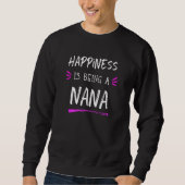 Happiness Is Being A Nana Cute Trui (Voorkant)