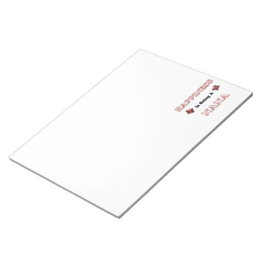 Happiness Is Being A Nana Notitieblok (Schuin)