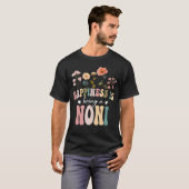 Happiness is Being a Noni Floral Design Noni Mothe T-shirt (Voorkant volledig)