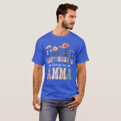 Happiness is Being an Amma Floral Design Amma Moth T-shirt (Voorkant volledig)