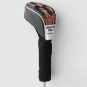 Happiness is Being Grandpa to Name Family Photo Golfheadcover (Schuin)