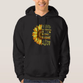 Happiness Is Being Lala Grandma To Be Sunflower Mo Hoodie (Voorkant)