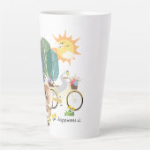 HAPPINESS IS Chow Corgi-latte mok (Voorkant)