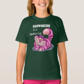 Happiness is een Cheshire Cat T-shirt (Voorkant)