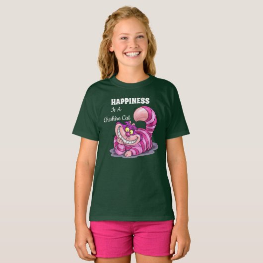 Happiness is een Cheshire Cat T-shirt (Voorkant volledig)