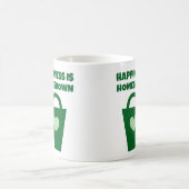 Happiness is Homegrown Coffee mok voor tuinman (Center)