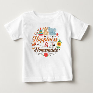 Happiness is Homemade Baby Fijne Jersey T-Shirt*