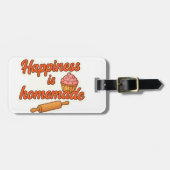 Happiness is Homemade Sticker Bagagelabel (Voorkant horizontaal)