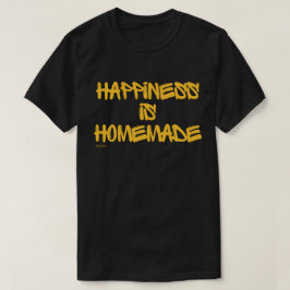 HAPPINESS IS HOMEMAMAMAGEERDE inspirerend prijsopg T-shirt
