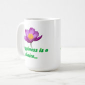 Happiness is  koffiemok (Voorkant links)