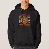 Happiness Is Only Real When Shared Happiness Vibes Hoodie (Voorkant)