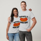 HAPPINESS IS WARM BUNS, Funny HOTDOG T-Shirts (Unisex)