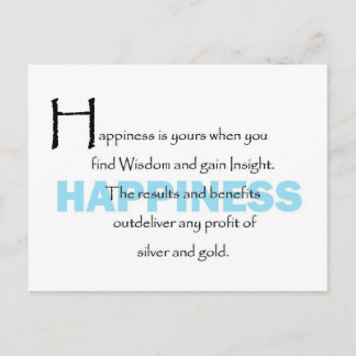Happiness Is Yours Briefkaart
