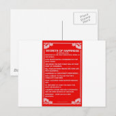 happiness.jpg briefkaart (Voorkant / Achterkant)