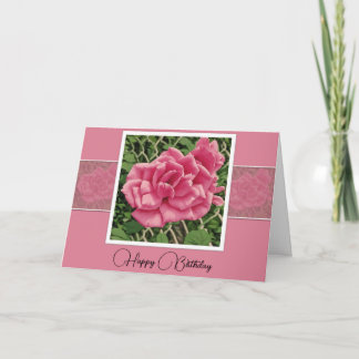 Happiness, Love and Laughter - Birthday Card Kaart