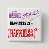 HAPPINESS MAGIC FORMULA GIFT BUTTON (Voorkant)
