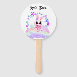 Happiness magic sweet bunny in the rainbow handwaaier