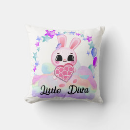 Happiness magic sweet bunny in the rainbow kussen