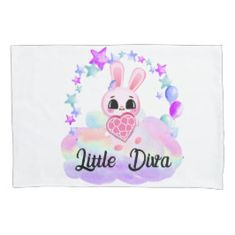 Happiness magic sweet bunny in the rainbow kussensloop