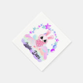 Happiness magic sweet bunny in the rainbow servet (Hoek)