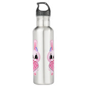 Happiness magic sweet bunny in the rainbow waterfles (Achterkant)