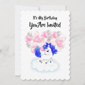 Happiness magic unicorn kaart (Voorkant)