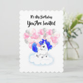 Happiness magic unicorn kaart (Staand voorkant)