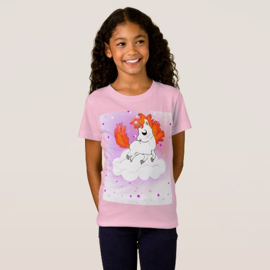 Happiness magic unicorn t-shirt (Voorkant volledig)
