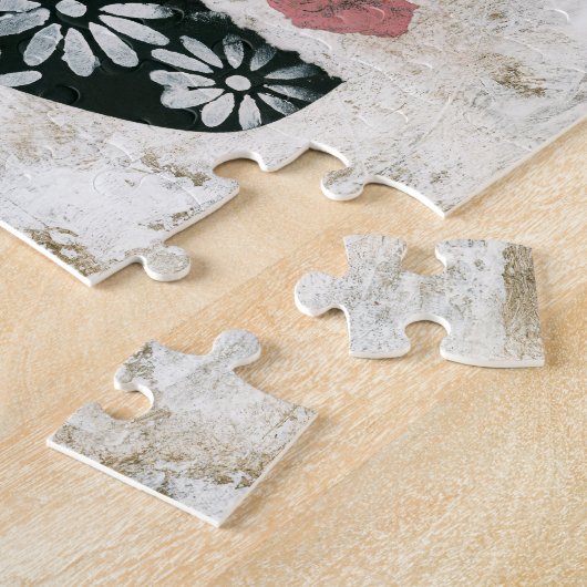 Happiness Matters puzzel - Abstracte kunst Legpuzzel (Zijkant)