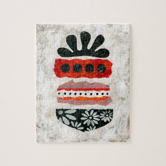 Happiness Matters puzzel - Abstracte kunst Legpuzzel (Verticaal)