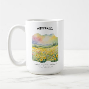 Happiness Positive Affirmation Kaart Koffiemok