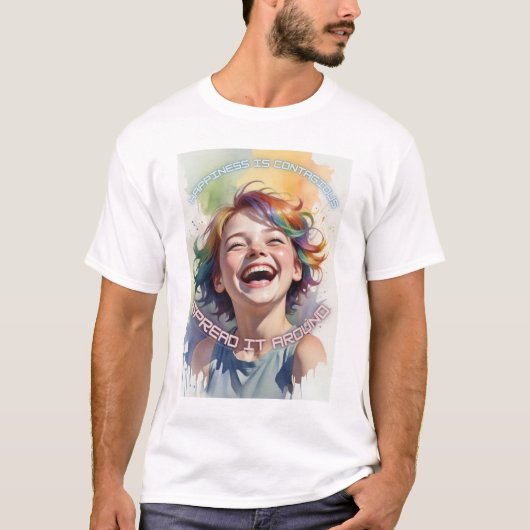 HAPPINESS T-shirt (Voorkant)