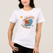 Happiness Watermelon T-shirt – Surf & Summer Fun (Voorkant)